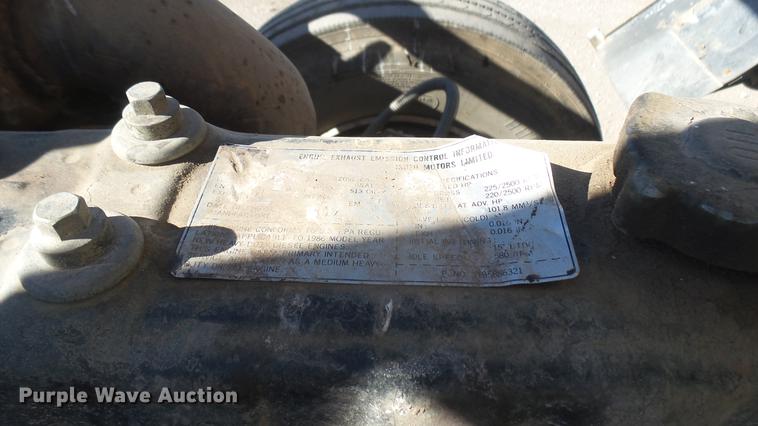 image for item DC1935 1986 Chevrolet 70 truck cab and chassis