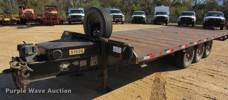image for item DC2198 2002 Texas Bragg 20 OTW equipment trailer