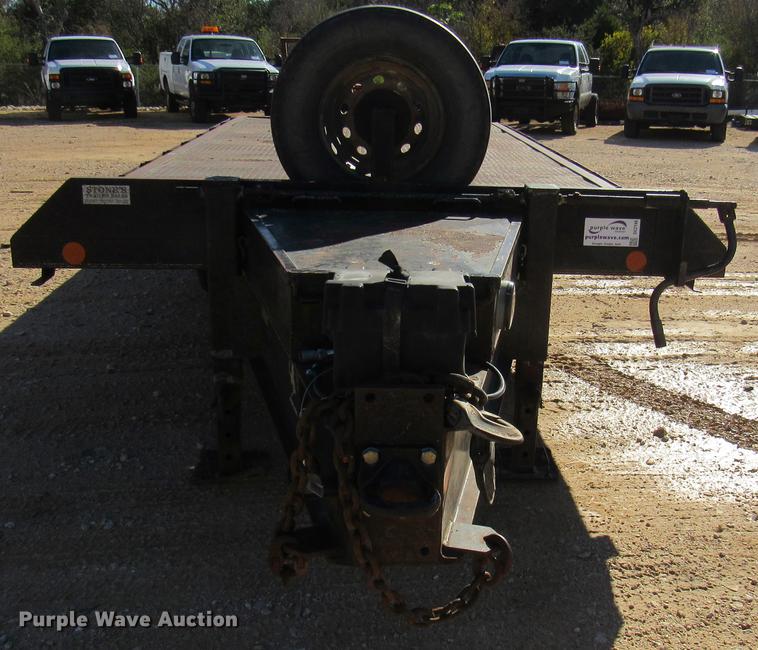 image for item DC2198 2002 Texas Bragg 20 OTW equipment trailer