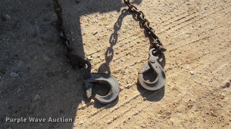 image for item DC2198 2002 Texas Bragg 20 OTW equipment trailer