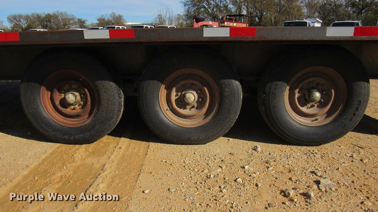image for item DC2198 2002 Texas Bragg 20 OTW equipment trailer