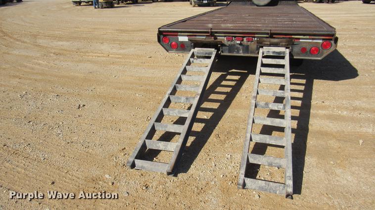 image for item DC2198 2002 Texas Bragg 20 OTW equipment trailer