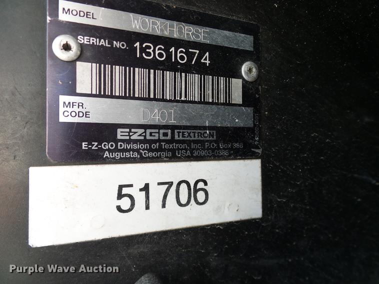 image for item DC2199 2000 Ez-go ST350 golf cart