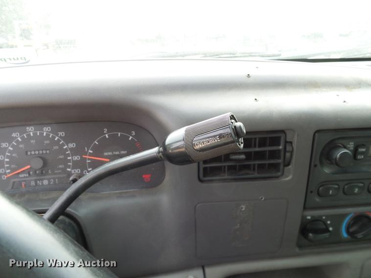 image for item DC2202 1999 Ford F350 Super Duty SuperCab utility bed pickup truck