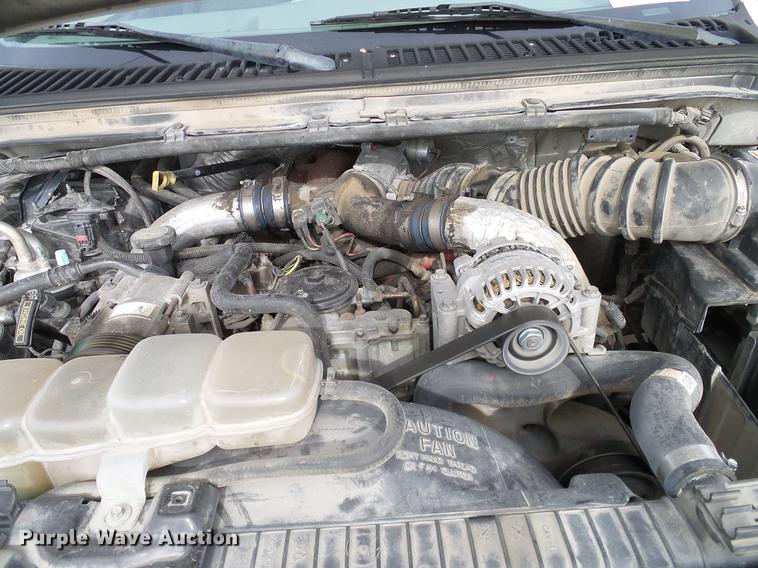 image for item DC2202 1999 Ford F350 Super Duty SuperCab utility bed pickup truck