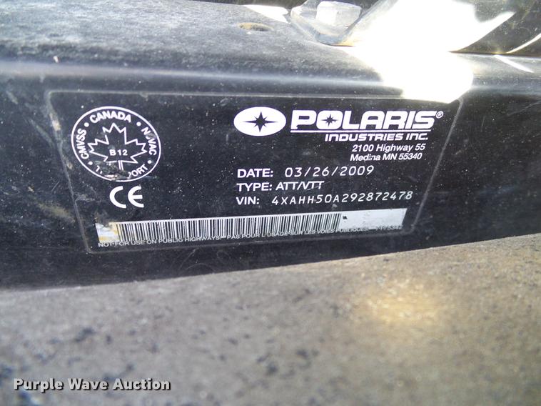 image for item DC2215 2009 Polaris R09H450AG utility vehicle