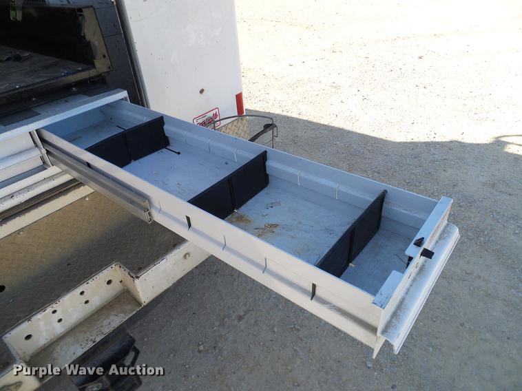 image for item DC2236 2004 Ford F350 Super Duty SuperCab utility bed pickup truck