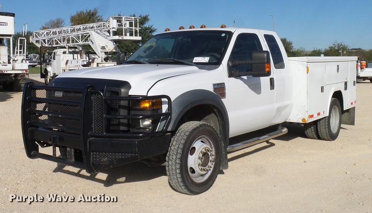 image for item DC2237 2010 Ford F550 SuperCab utility bed truck