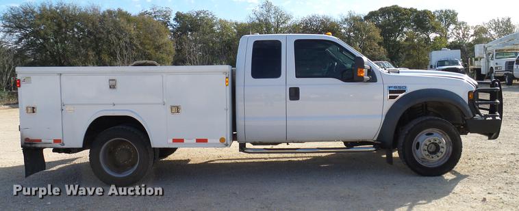 image for item DC2237 2010 Ford F550 SuperCab utility bed truck