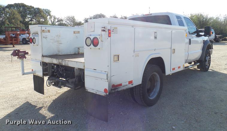 image for item DC2237 2010 Ford F550 SuperCab utility bed truck