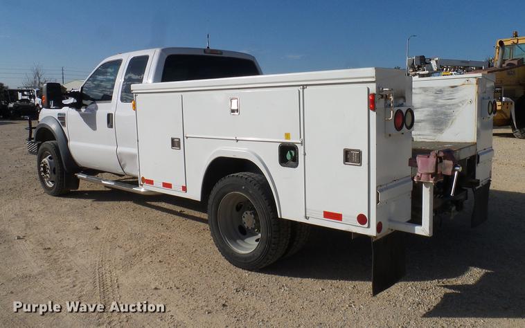image for item DC2237 2010 Ford F550 SuperCab utility bed truck