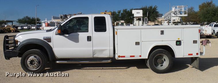 image for item DC2237 2010 Ford F550 SuperCab utility bed truck