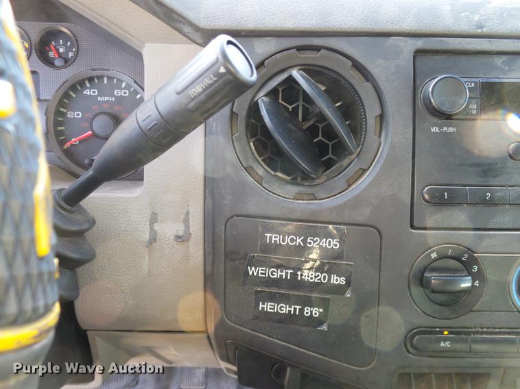 image for item DC2237 2010 Ford F550 SuperCab utility bed truck