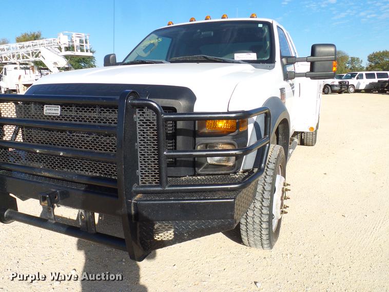 image for item DC2237 2010 Ford F550 SuperCab utility bed truck