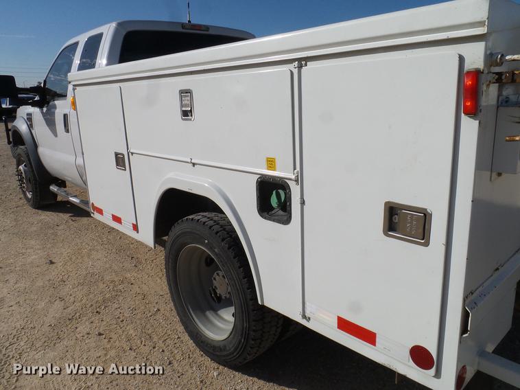 image for item DC2237 2010 Ford F550 SuperCab utility bed truck