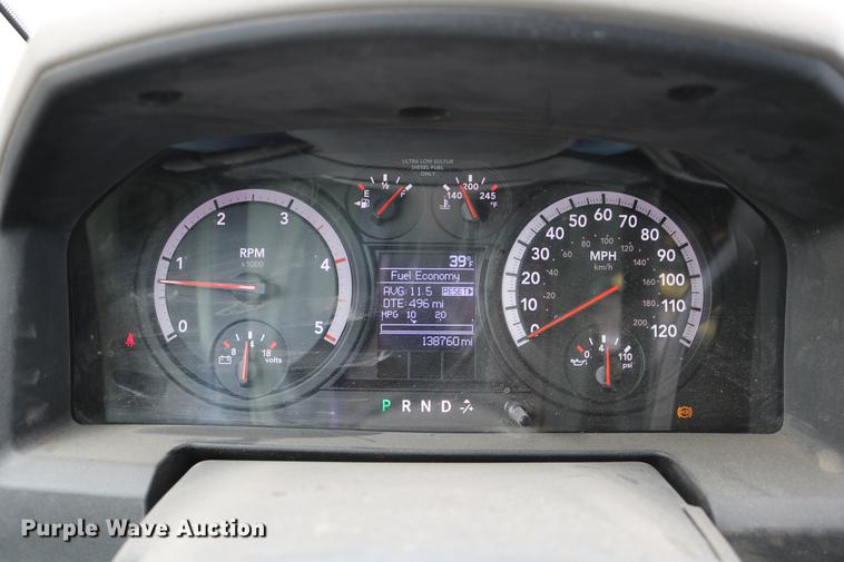 image for item DC3716 2012 Dodge Ram 5500 Crew Cab flatbed truck