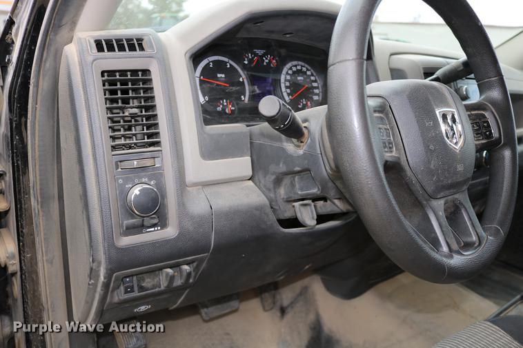 image for item DC3716 2012 Dodge Ram 5500 Crew Cab flatbed truck