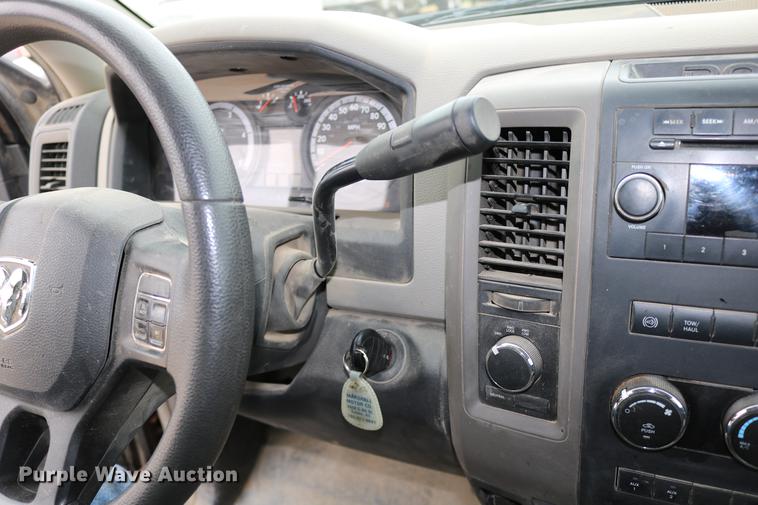 image for item DC3716 2012 Dodge Ram 5500 Crew Cab flatbed truck