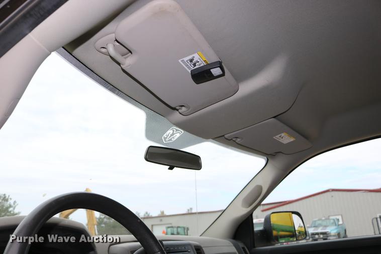 image for item DC3716 2012 Dodge Ram 5500 Crew Cab flatbed truck