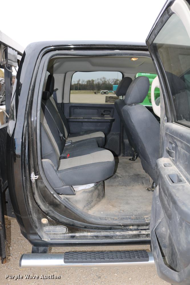 image for item DC3716 2012 Dodge Ram 5500 Crew Cab flatbed truck