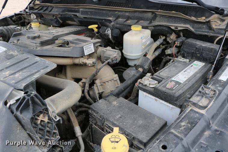 image for item DC3716 2012 Dodge Ram 5500 Crew Cab flatbed truck