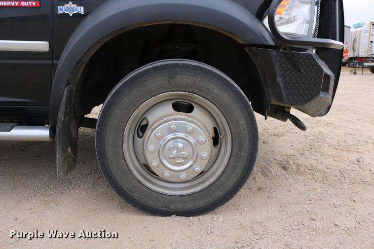 image for item DC3716 2012 Dodge Ram 5500 Crew Cab flatbed truck