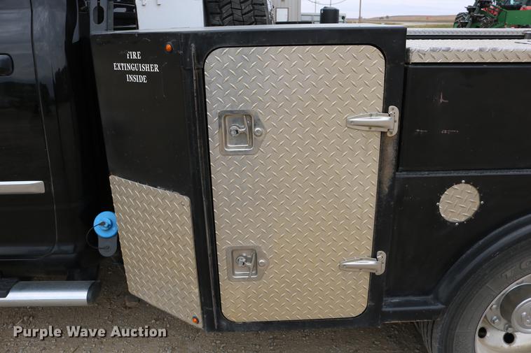 image for item DC3716 2012 Dodge Ram 5500 Crew Cab flatbed truck