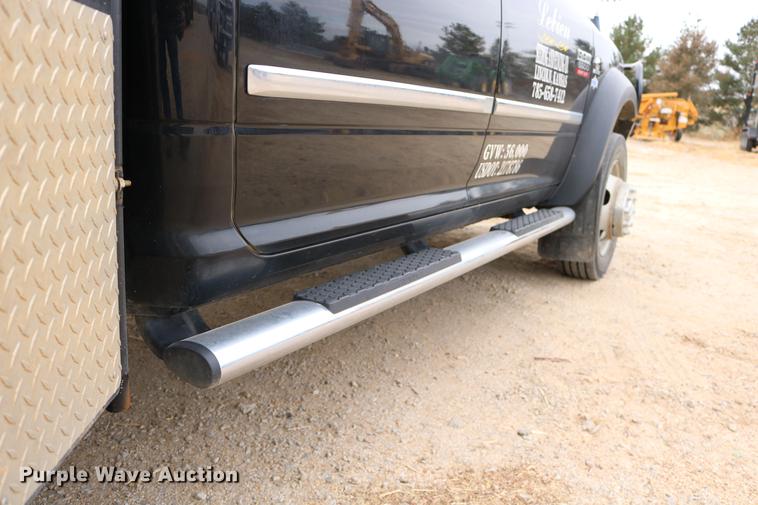 image for item DC3716 2012 Dodge Ram 5500 Crew Cab flatbed truck