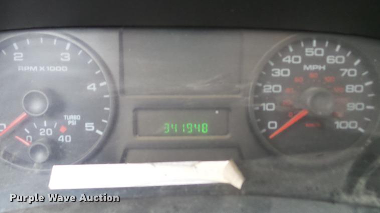 image for item DC5739 2007 Ford F350 Super Duty Crew Cab utility bed pickup truck