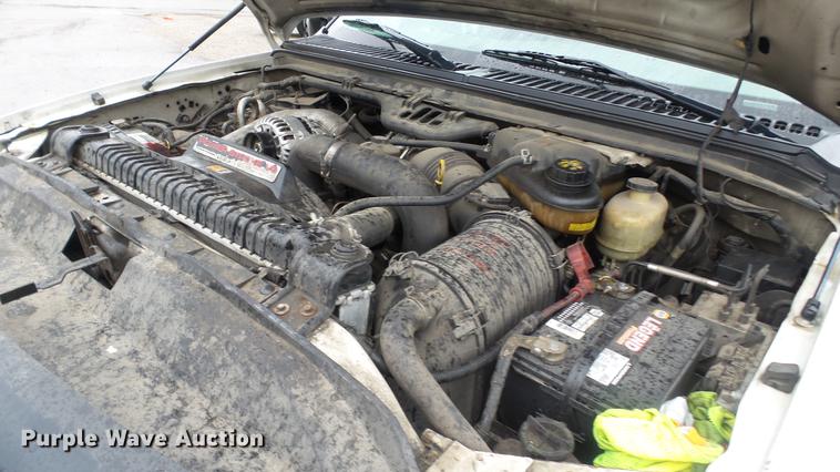 image for item DC5739 2007 Ford F350 Super Duty Crew Cab utility bed pickup truck