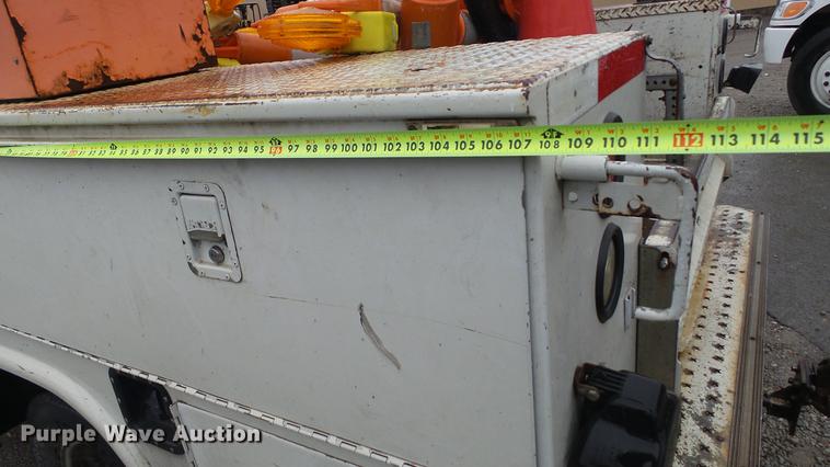 image for item DC5739 2007 Ford F350 Super Duty Crew Cab utility bed pickup truck