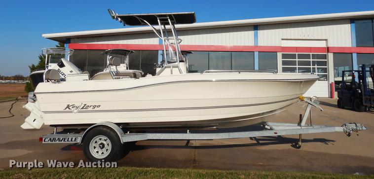 image for item DC5979 2016 Key Largo 2000 WI boat and trailer