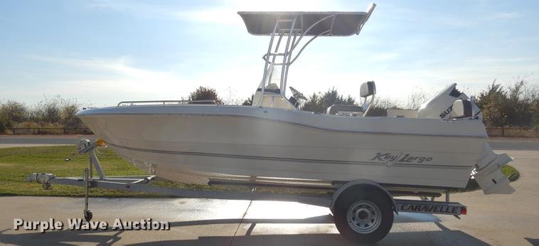 image for item DC5979 2016 Key Largo 2000 WI boat and trailer