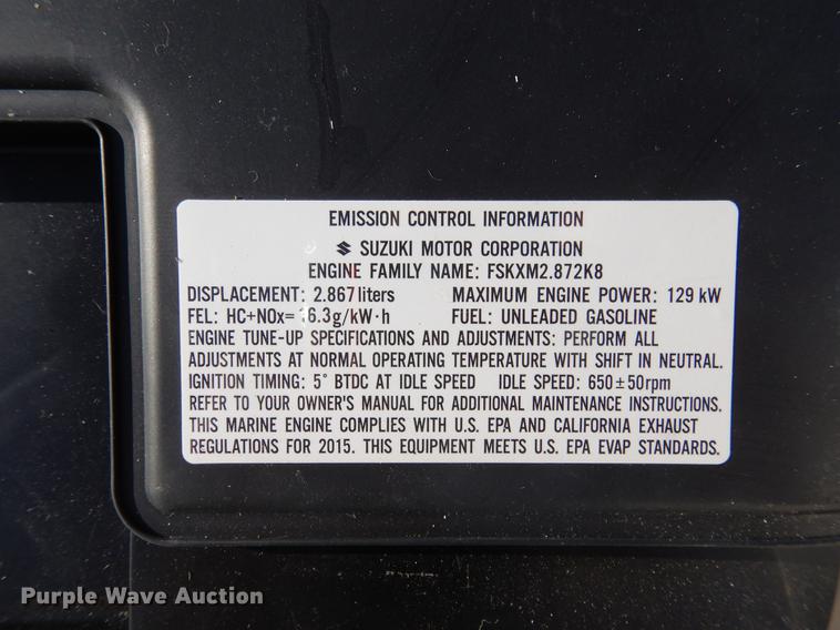 image for item DC5979 2016 Key Largo 2000 WI boat and trailer