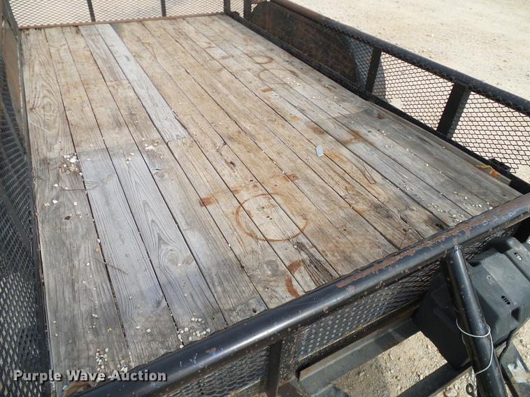 image for item DD1458 2005 Texas Bragg EA12P70 utility trailer