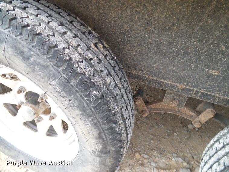 image for item DD1458 2005 Texas Bragg EA12P70 utility trailer