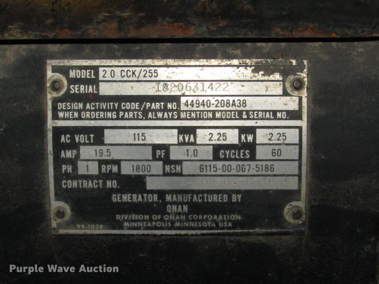 image for item DD2995 Stewart Avionics US NF-2 light plant