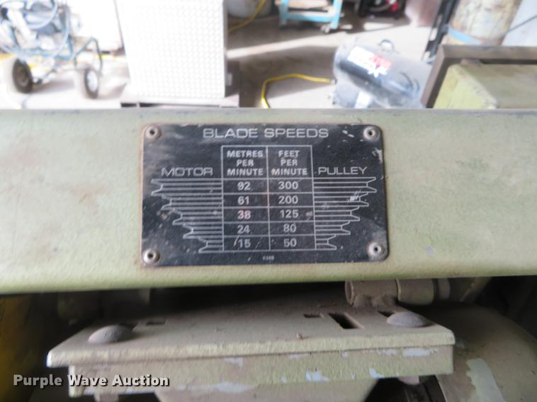 image for item DI9940 Startrite 600 band saw