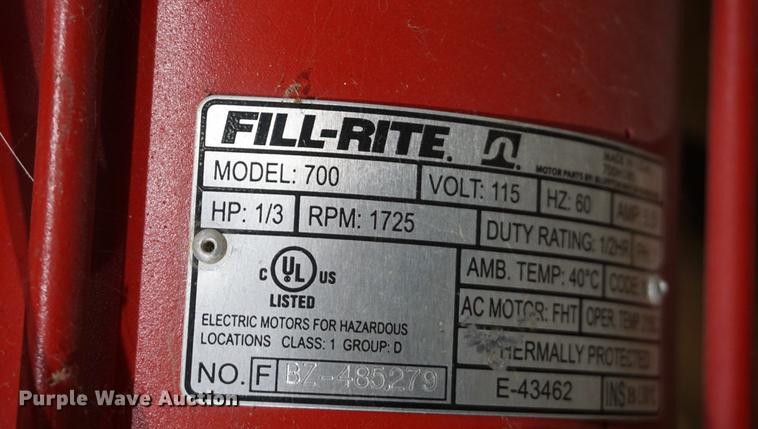 image for item DN9464 Fill Rite FR700V fuel pump