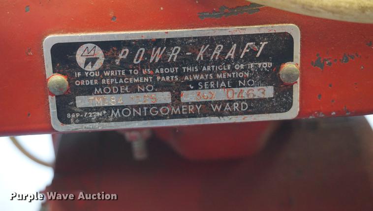 image for item DN9474 Powr-Kraft wood lathe