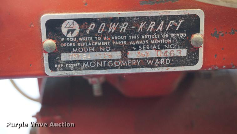 image for item DN9474 Powr-Kraft wood lathe