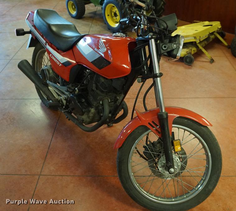 image for item DN9477 1990 Honda CB125T motorcycle