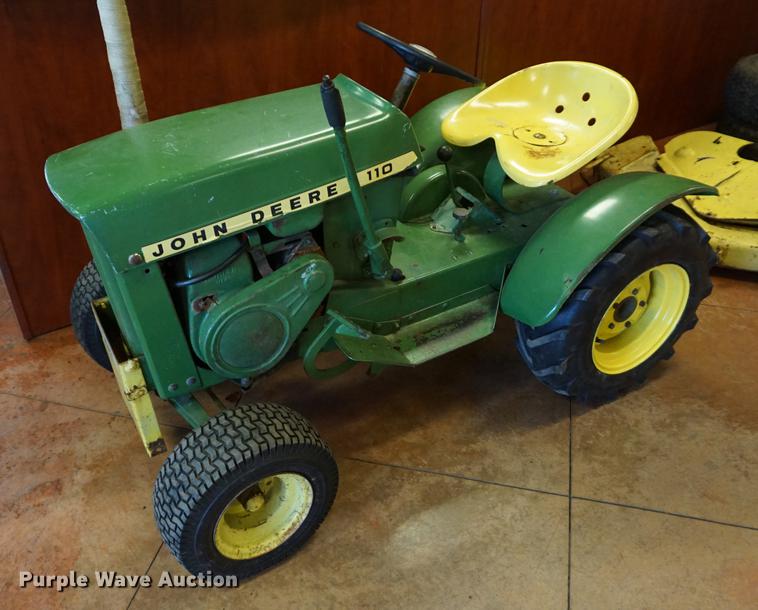 image for item DN9478 1966 John Deere 110 lawn mower