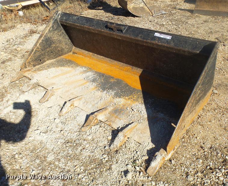image for item DP9597 74"W skid steer bucket