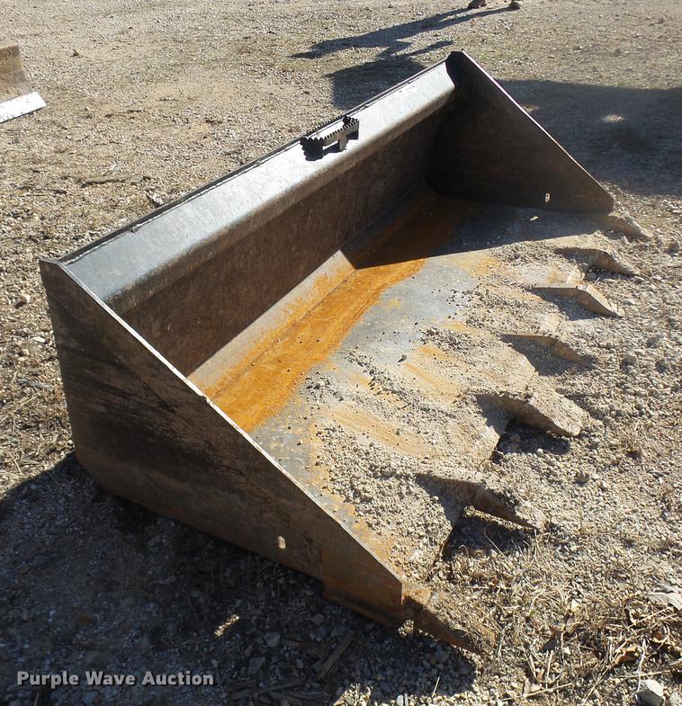image for item DP9597 74"W skid steer bucket
