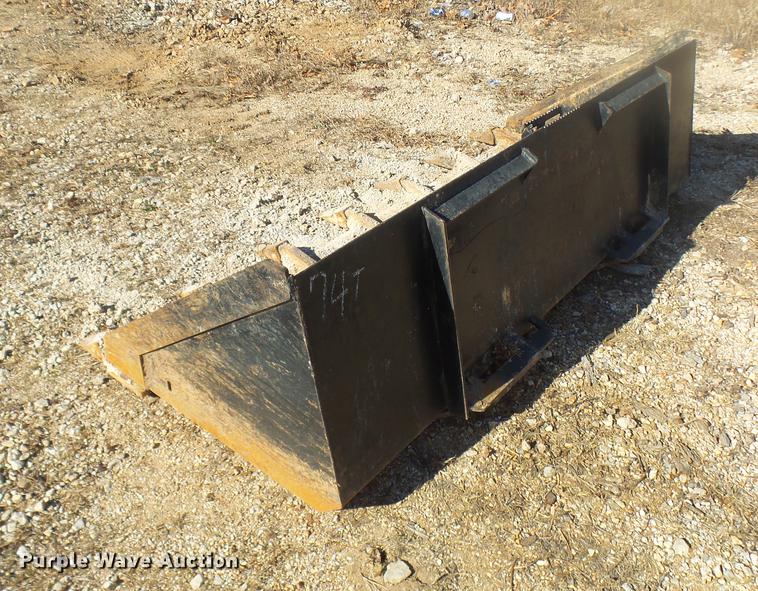 image for item DP9597 74"W skid steer bucket