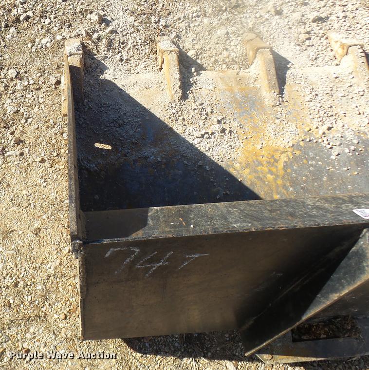 image for item DP9597 74"W skid steer bucket