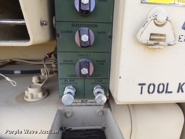 image for item DP9600 1997 Stewart Stevenson M-1078 flatbed truck