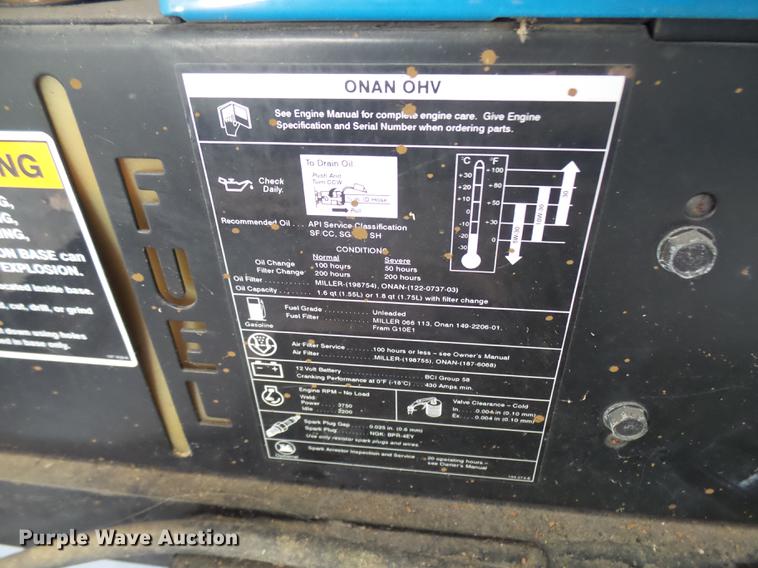 image for item DP9604 Miller Bobcat 250NT welder/generator