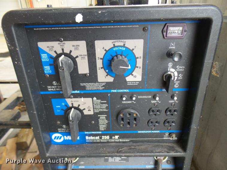 image for item DP9604 Miller Bobcat 250NT welder/generator
